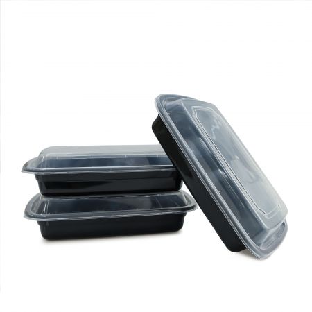 16oz Rectangle Food Container (480ml) - 480ml Heat-resistant Plastic Rectangle Food Container