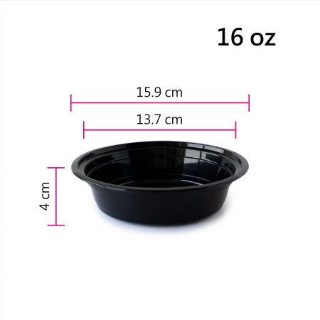 16oz Yuvarlak Yemek Kabı (480ml)-Alt