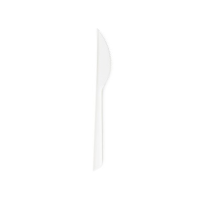 Weißes Farbheißes Essmesser - Weißes Plastikmesser