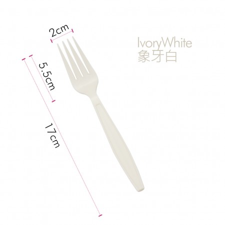 Elfenbeinweiße Gabel