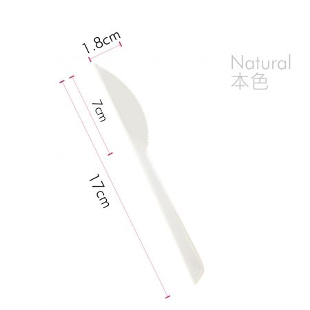 17公分PSM材質本色刀子