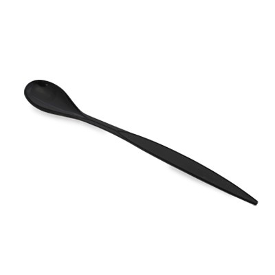 Black Color Sundae Spoon - Black Sundae Spoon