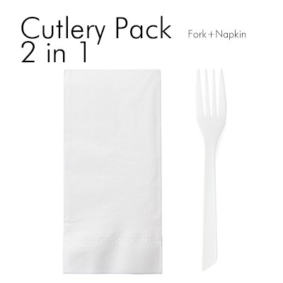 Ensemble 2 en 1 de fourchettes - Vous pouvez combiner n'importe quel service de table que vous voulez.