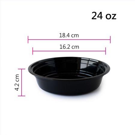 24oz Yuvarlak Yiyecek Kabı (720ml) - Alt