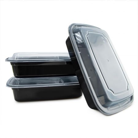 32oz Rectangle Food Container (960ml) - 960ml Heat-resistant Plastic Rectangle Food Container