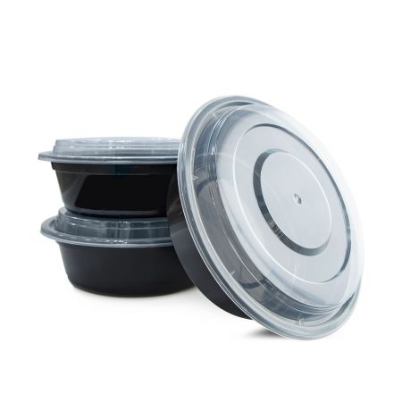 32oz Round Food Container (960ml) - 960ml Heat-resistant Plastic Round Food Container