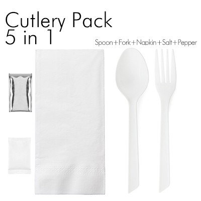 5 in 1 Cutlery Set - You can combine any tableware you want.