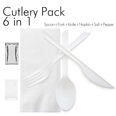 6 in 1 Cutlery Set - You can combine any tableware you want.