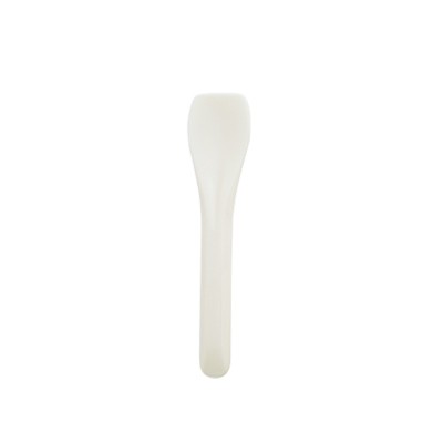 White Color Little Ice Cream Spoon - White IceCream Spoon