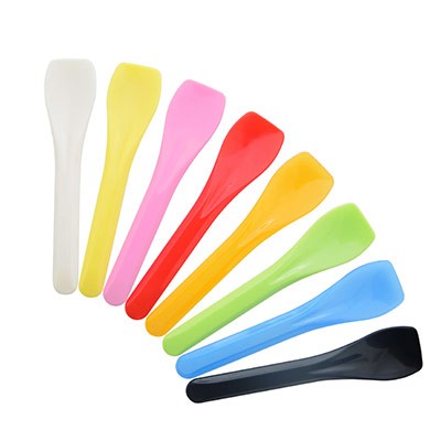9.5cm Ice Cream Spoon with Special Shape - Colored durable milk shake ice cream spoons form manufacturer, the long is 9.5 cm.