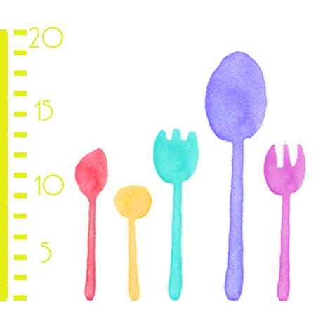 Cutlery size - we have small plastic tableware and large plastic cutlery