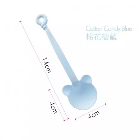 Cotton Candy Blue Bear Spoon