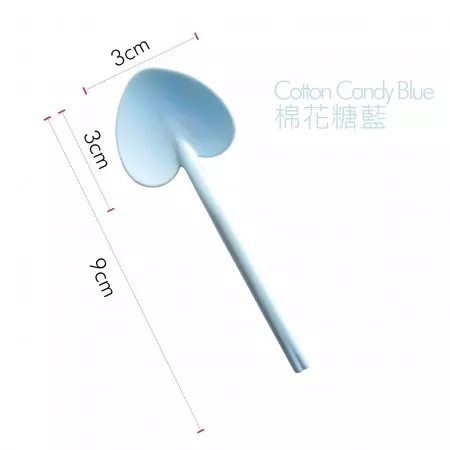 Cucchiaio di zucchero filato blu