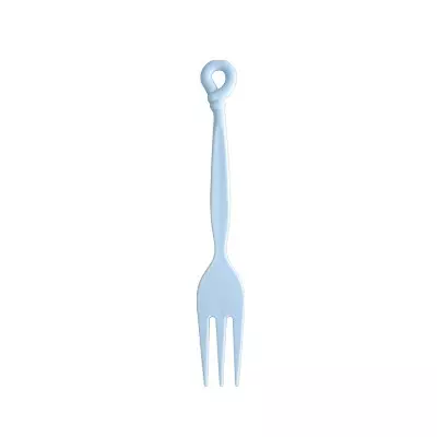 Cotton Candy Blue Twist Fork - Cotton Candy Blue PP Fork