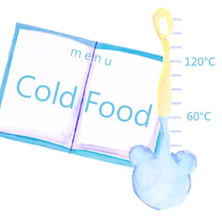 Posate non resistenti al calore (-10°C~+60°C)