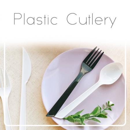 Peralatan makanan plastik - Peralatan makan plastik untuk pencuci mulut, ais krim, salad