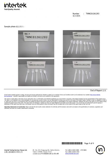 Certificazione FDA 2024 per le posate in PS