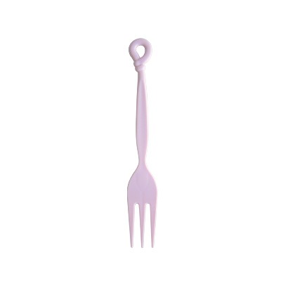 Lilac Icing Mahlzeit Twist Gabel - Lila Zuckerguss-PP-Gabel