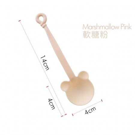 Marshmallow Pink Bear Spoon