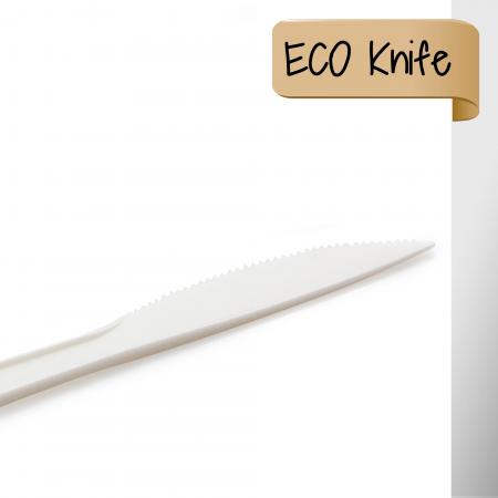 CPLA環境に優しいプラスチックナイフ - 耐熱生分解性ナイフ