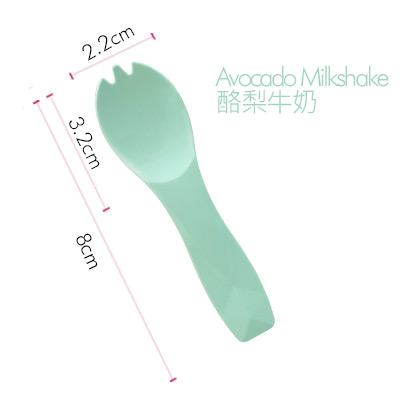 Spork per gelato ecologico frullato di avocado
