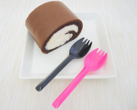 สปอร์คขนมหวานสำหรับเค้กม้วน