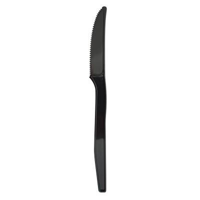 Couteau de 19 cm idéal pour les steaks - Couteau en plastique large de 19 cm