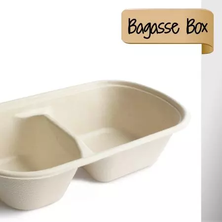 Contenitore ecologico - Contenitore ecologico in canna da zucchero