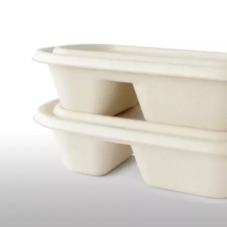 Recipiente de Cana-de-Açúcar - Recipiente de Alimentos de Bagasse