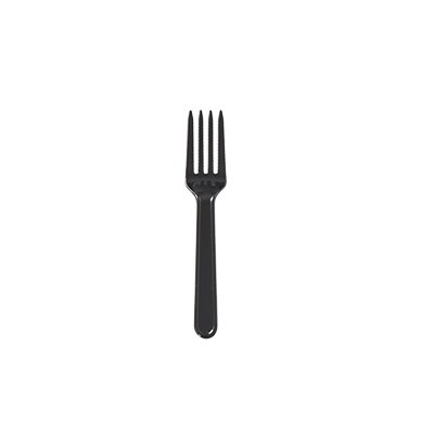 Little Black Plastic Fork