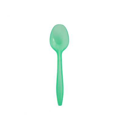 Cucchiaio per dessert di colore verde