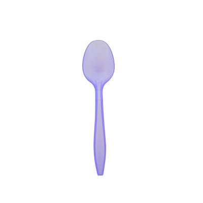 Purple Color Dessert Spoon - Purple Cupcake Spoon