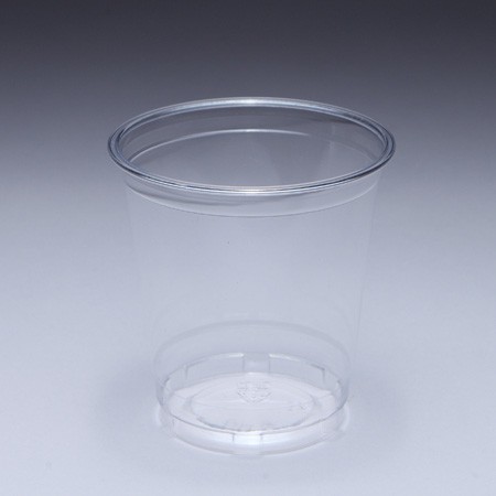 Coppa PET da 12 oz (360 ml) - Coppa PET da 360 cc con diametro bocca di 98 mm, il produttore può aiutare a personalizzare il LOGO sulla coppa di plastica.