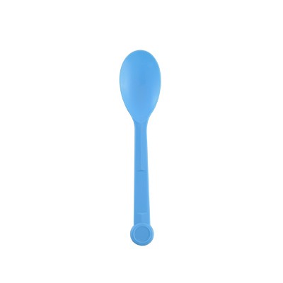 Encantadora cuchara azul para helado