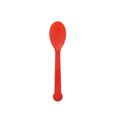 Encantadora cuchara de helado roja
