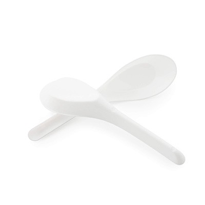 14cm Chinese Soup Spoon - Plastic Chinese Spoon