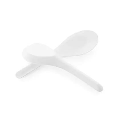 14cm Chinese Soup Spoon - Plastic Chinese Spoon
