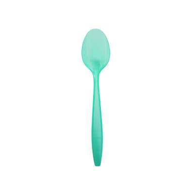 外帶食物綠色湯匙 - 高品質湯匙