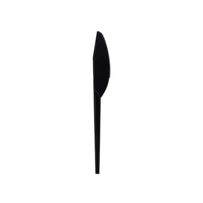 Черный легкий пластиковый нож