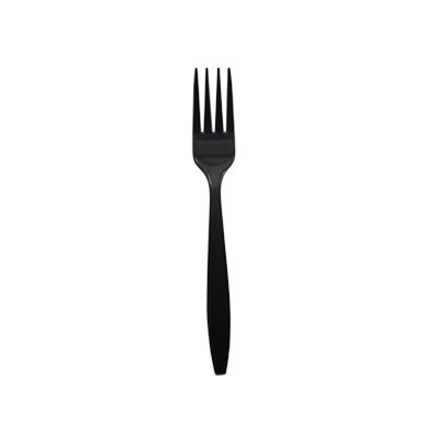 Tenedor de comida negro - Tenedor de alta calidad