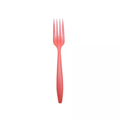 Tenedor de comida roja - Tenedor de alta calidad