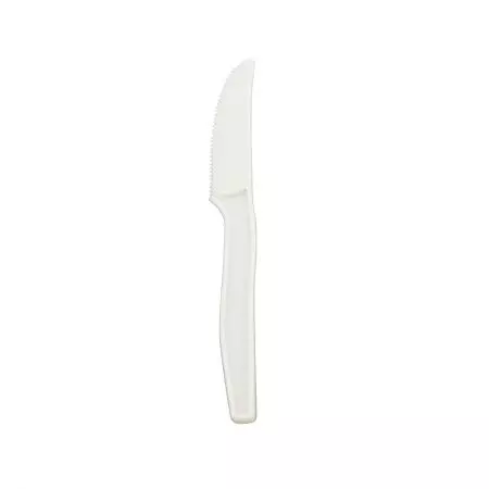 16cm CPLA環保材質塑膠刀子(訂購生產) - 耐熱環保塑膠刀子