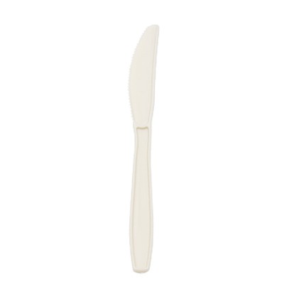 17cm CPLA玉米可分解材質塑膠刀(訂購生產) - 耐熱環保塑膠刀子