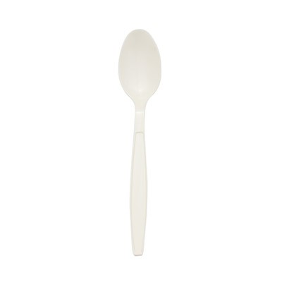 17cm CPLA Take-out Spoon - 17cm CPLA spoon is comfortable in the hand