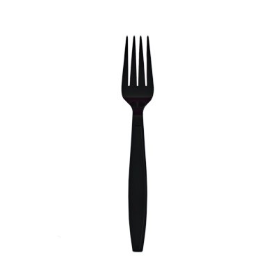 17cm Black Fork with Long Handle - High impact resistant Fork