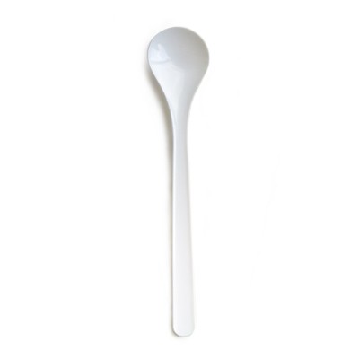 White Smoothie Spoon
