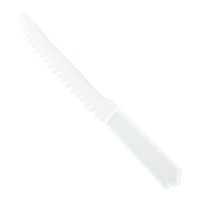Cuchillo de plástico para pastel de 22 cm - Cuchillo para pastel de rollo de 22 cm