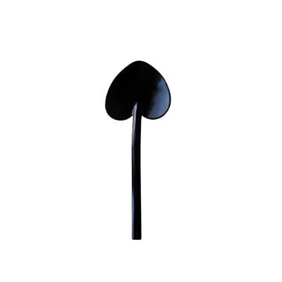 Black Color Pudding Spoon - Black Pudding Spoon