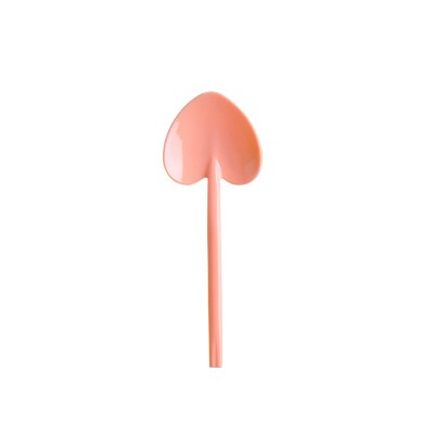 Pudding Spoon Peach Color - Peach Pudding Spoon