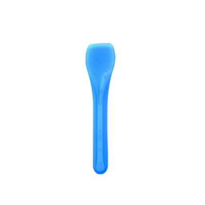 Kleiner blauer Löffel für Eiscreme - Blaue Eiscreme-Löffel